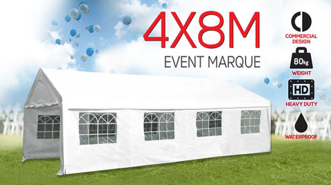 4x8 Outdoor event marquee - White