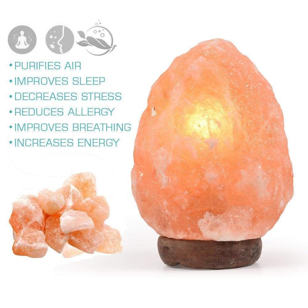 lighting 5-7 Kg Salt Lamp Rock Crystal Natural Light Dimmer Switch