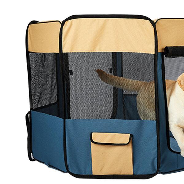 pet products 8 Panel Pet Playpen Blue L