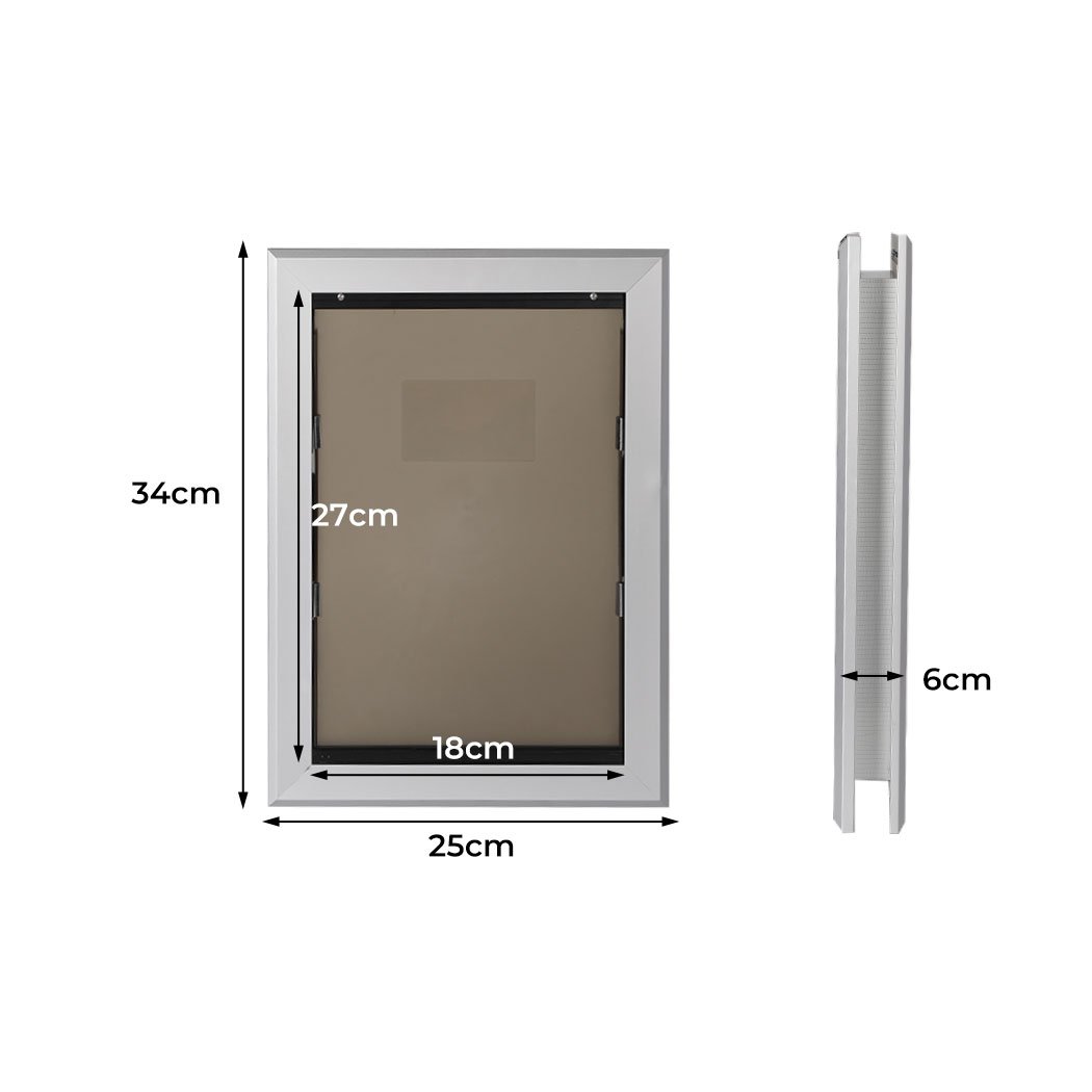 Pet Products Aluminium Pet Access Door Dog Cat Dual Flexi Flap For Wooden Wall S