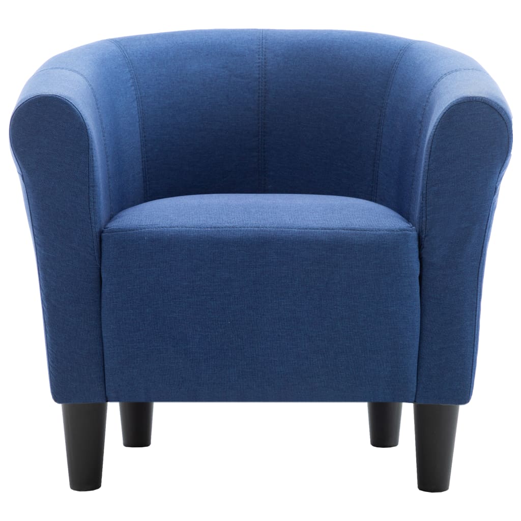 Armchair Blue Fabric