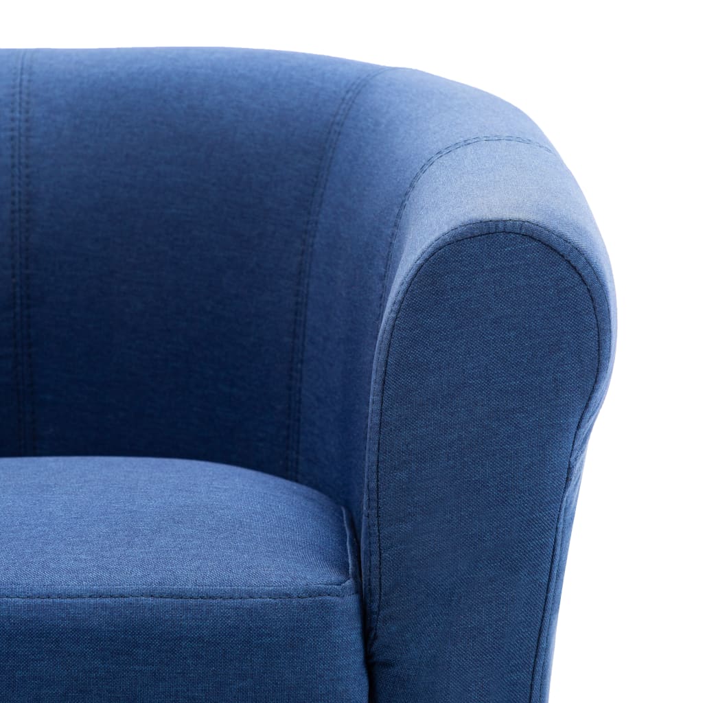 Armchair Blue Fabric