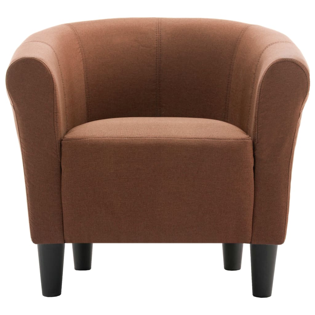 Armchair Brown Fabric