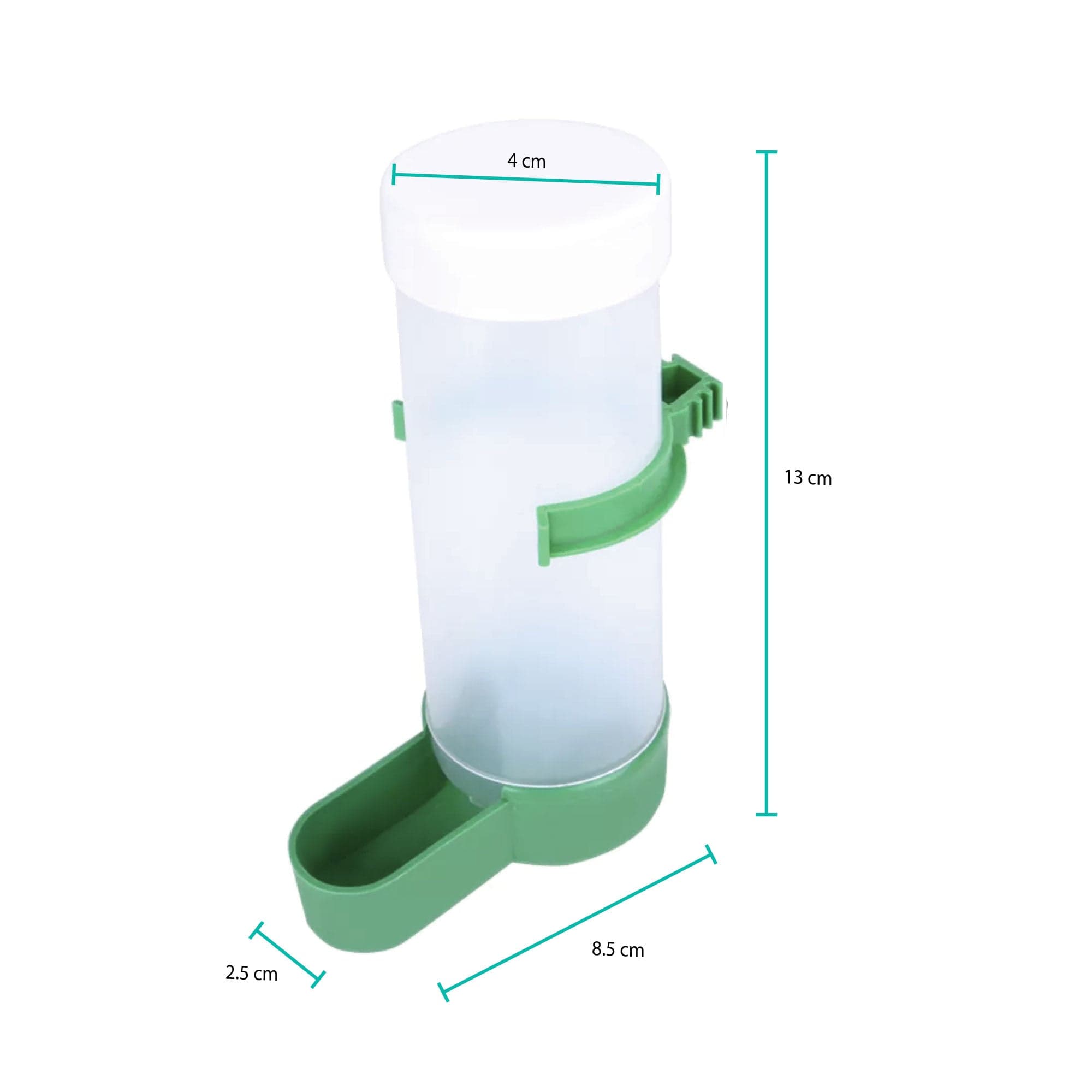 Automatic Bird Cage Food Dispenser & Feeder for Parrot, Budgie