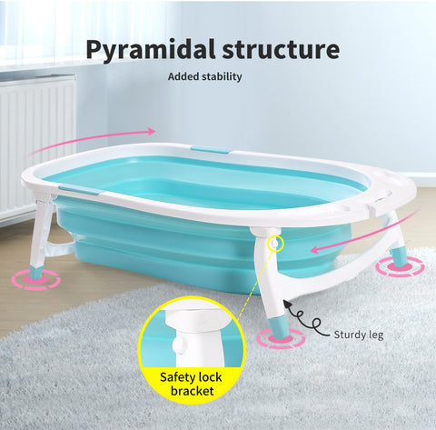 baby products Baby Bath Infant Foldable Tub Bathing Shower Gn