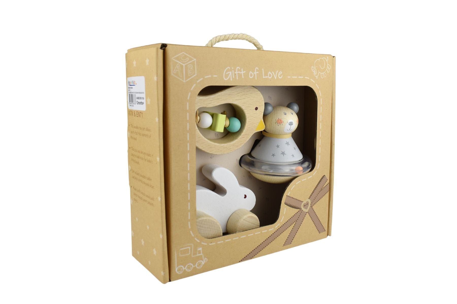 Baby Gift Set Bunny Bird Bear 3Pcs