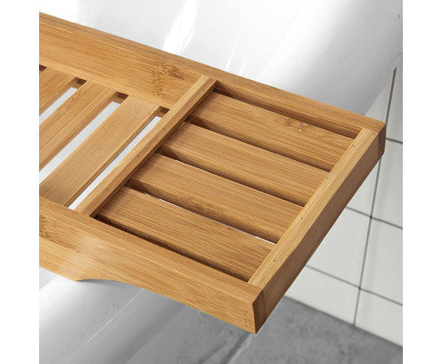 Bamboo Bath Caddy, Tray,Organiser Natural