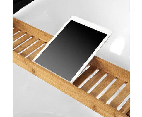 Bamboo Bath Caddy, Tray,Organiser Natural