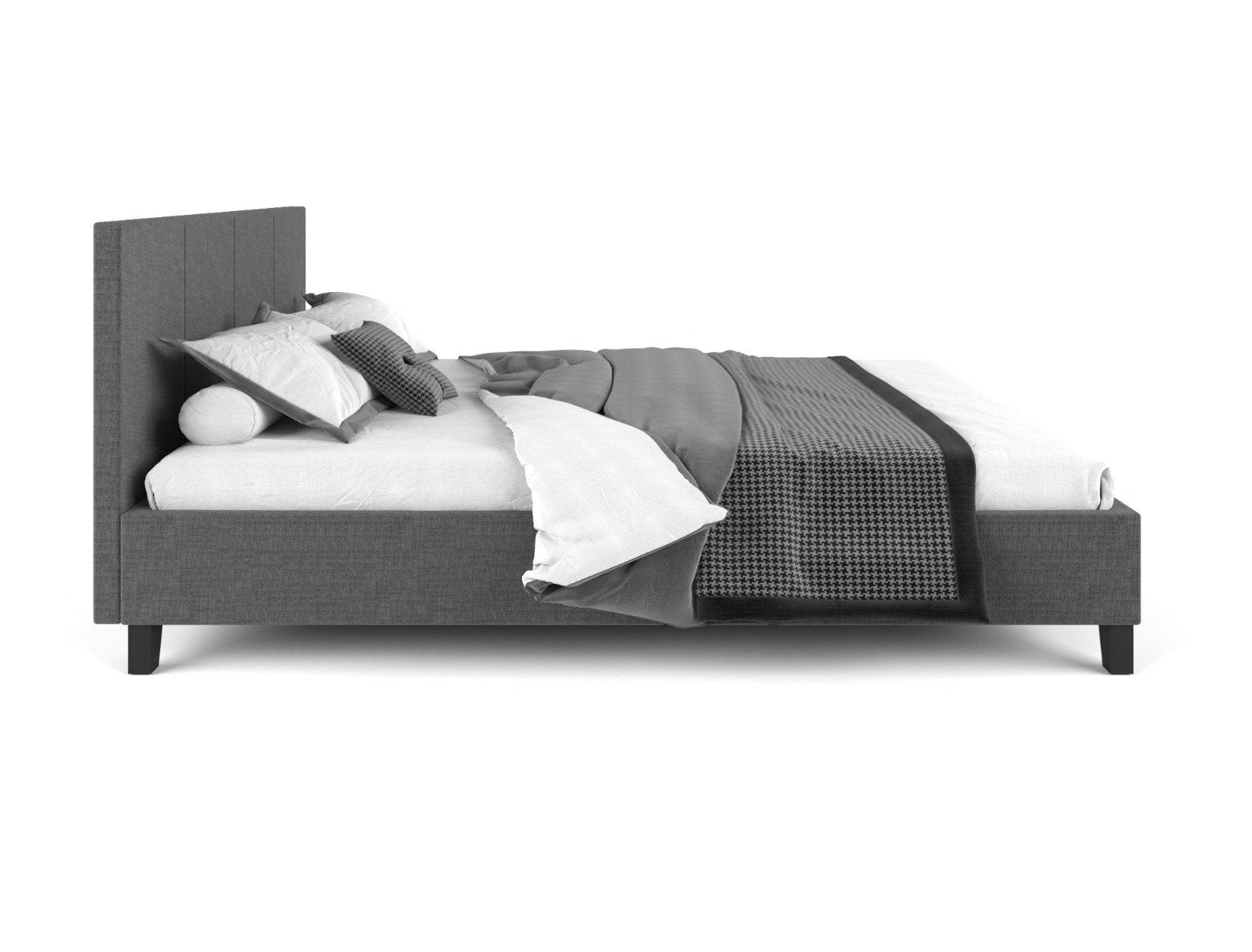 Bed Frame Bed frame charcoal king