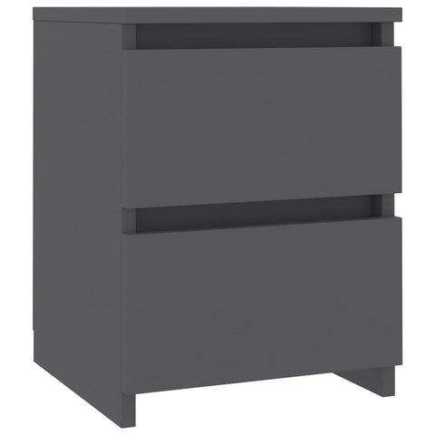 Bedside Cabinet Grey -Chipboard