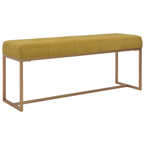 Bench 120 cm Mustard Velvet