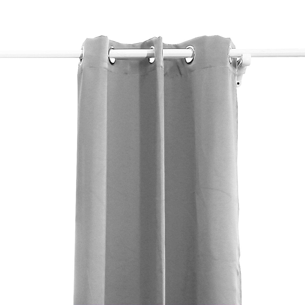 living room Blockout Curtain Blackout Curtains Eyelet Room 102x275cm Grey