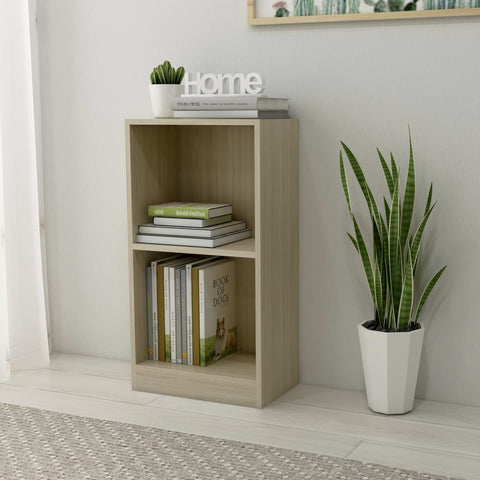 Bookshelf Sonoma Oak 40x24x75 cm Chipboard