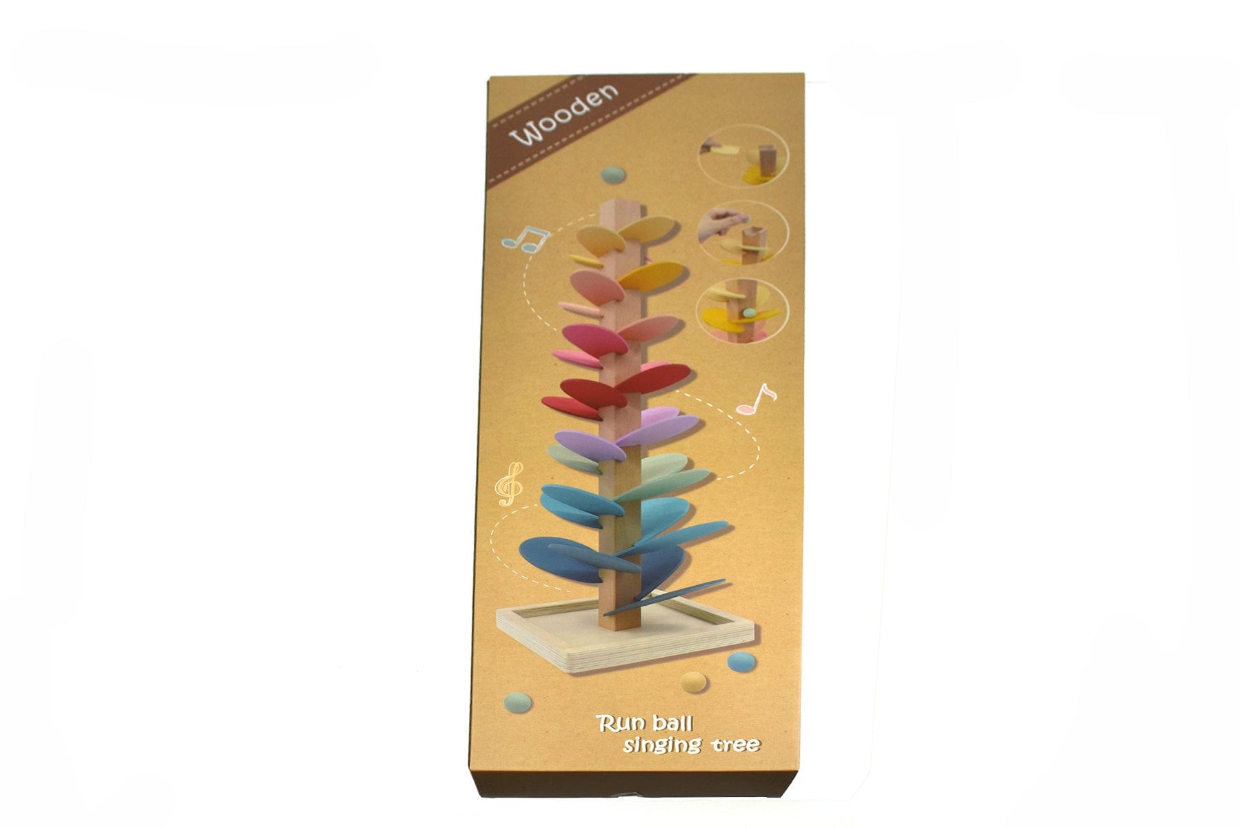 Calm & Breezy Marble Run Sound Tree Pastel