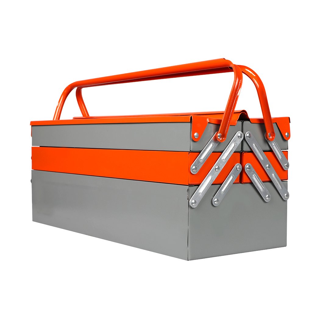 Tools & Accessories Cantilever Box Tool Storage 5 Tray Folding Lockable Organiser Parts Drawer Chest