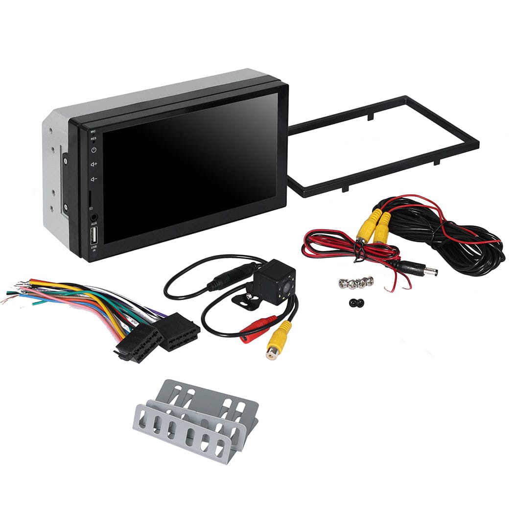 Car Stereo Double 2 Din Head Unit Carplay Android Player Bluetooth Carmera
