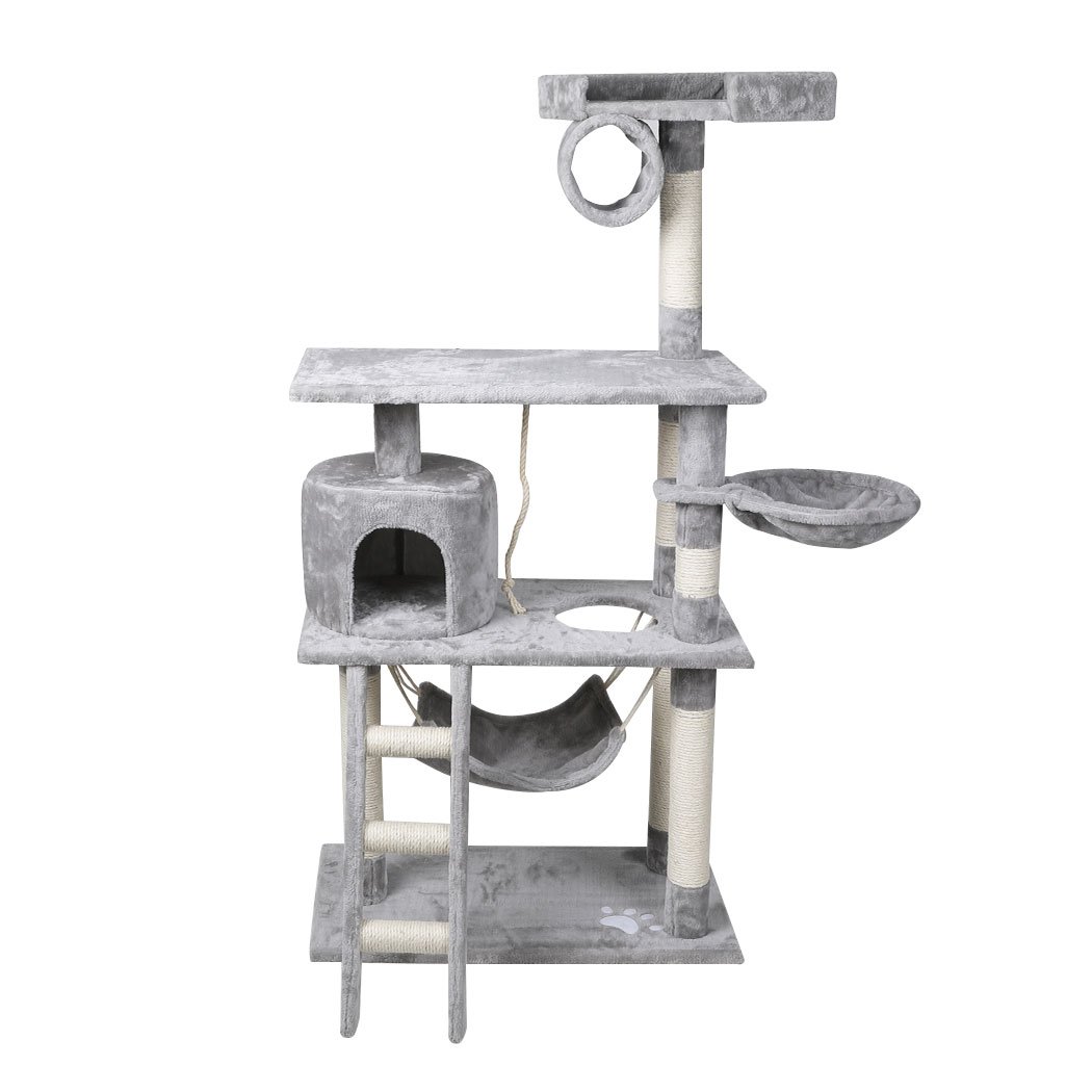 Cat Tree Cat Tree Beastie Scratching Post Pet Scratcher Condo Tower 140cm Grey