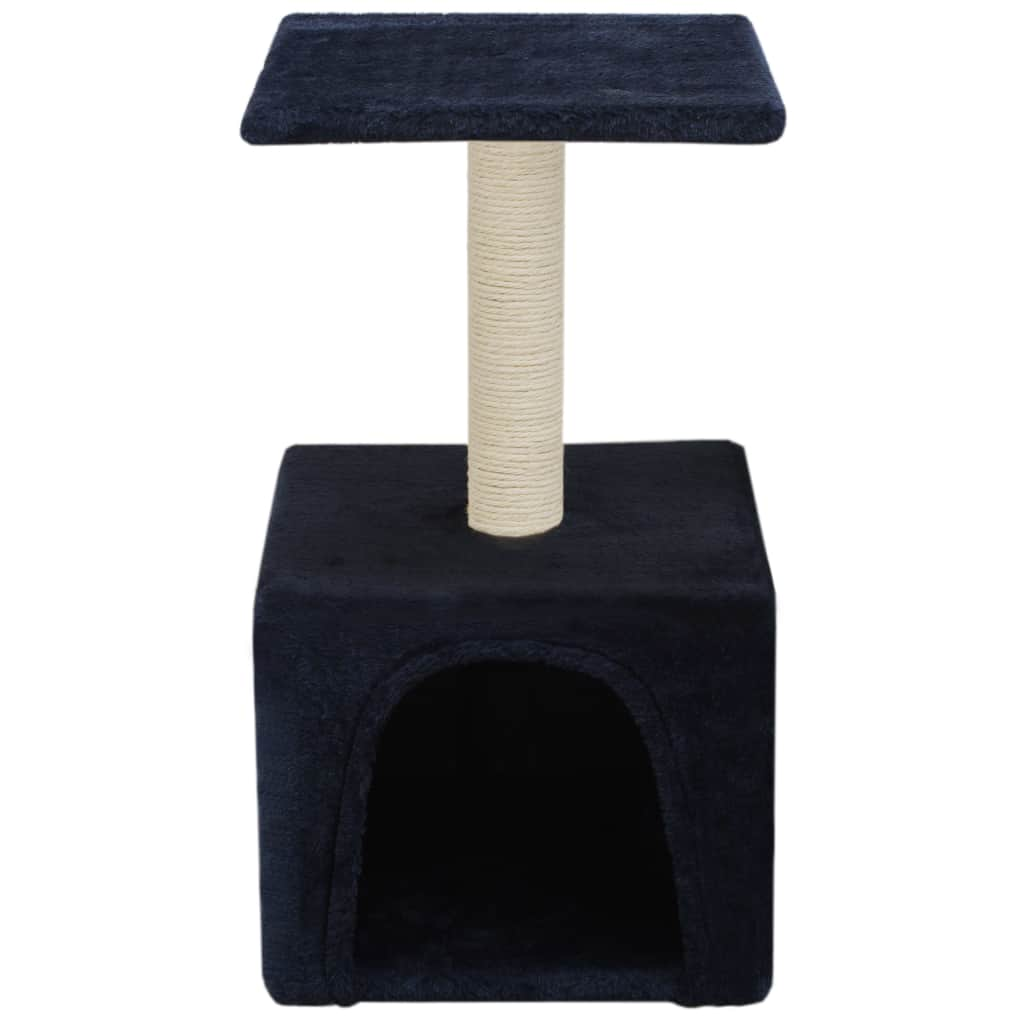 Cat Tree with Sisal Scratching Post 55 cm Dark Blue