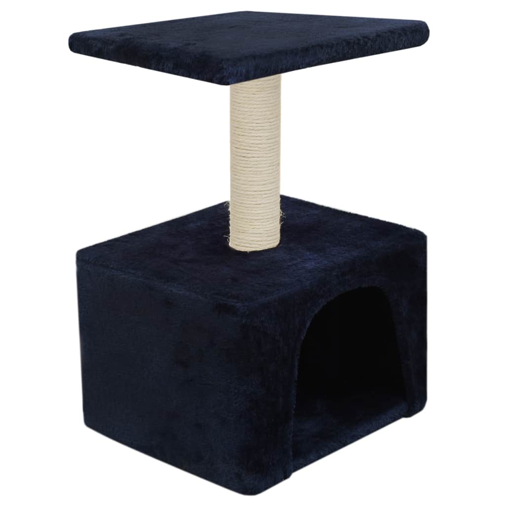 Cat Tree with Sisal Scratching Post 55 cm Dark Blue