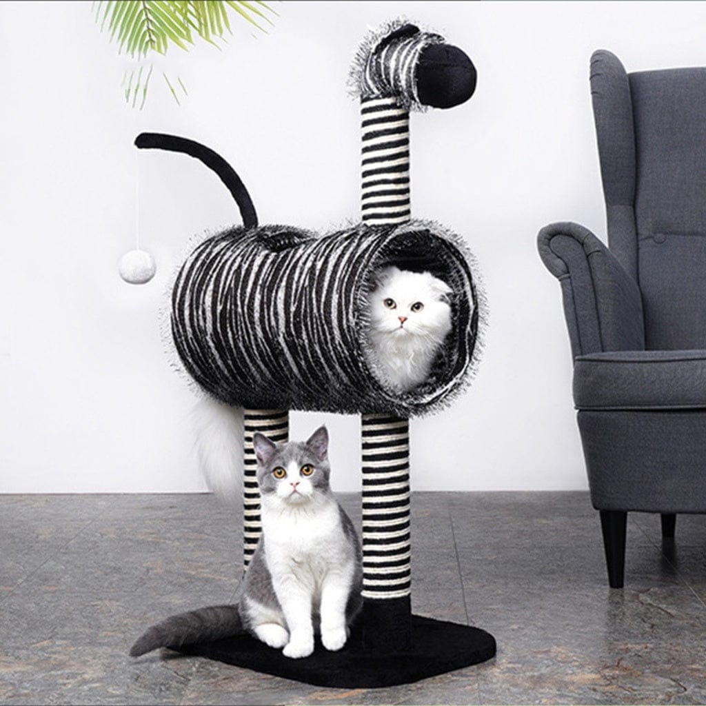 Cat Tree Zebra