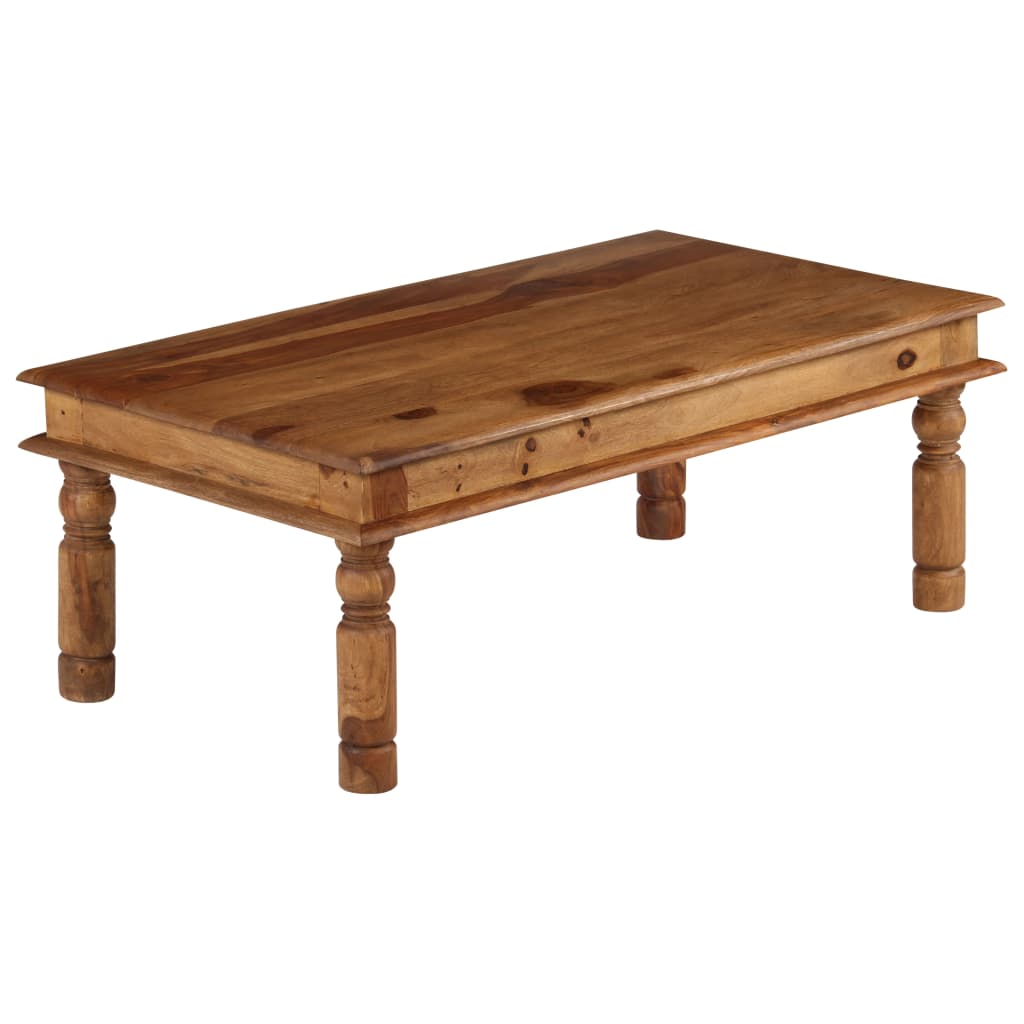 Coffee Table Solid Sheesham Wood 110x60x40 cm