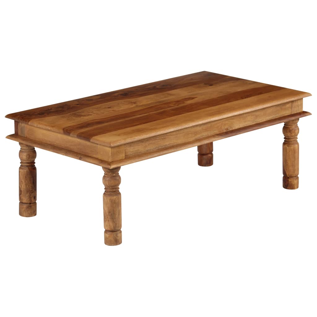 Coffee Table Solid Sheesham Wood 110x60x40 cm