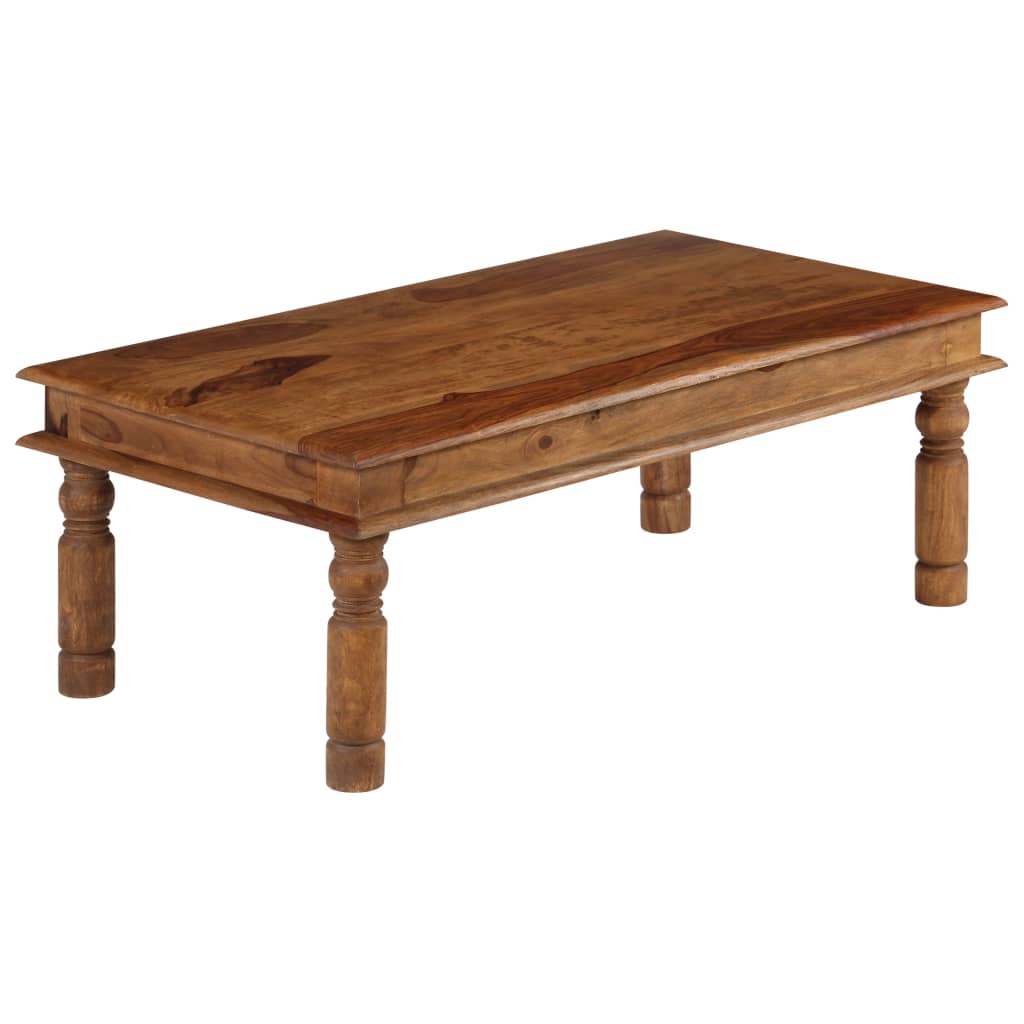 Coffee Table Solid Sheesham Wood 110x60x40 cm