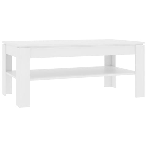 Coffee Table  White  Chipboard