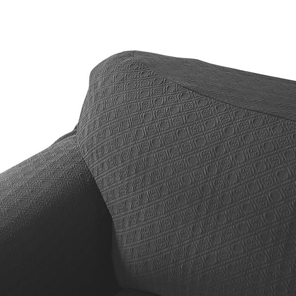 living room Couch Covers 1-Seater Dark Grey