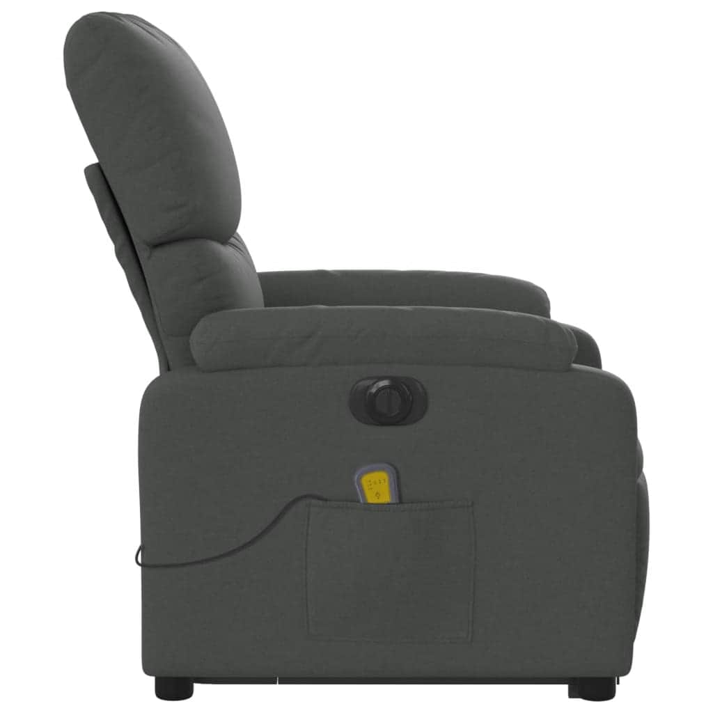 Dark Grey Electric Stand-Up Massage Recliner Chair