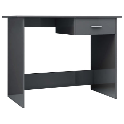 Desk High Gloss Grey  Chipboard