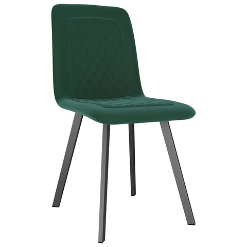 Dining Chairs 2 pcs Green Velvet