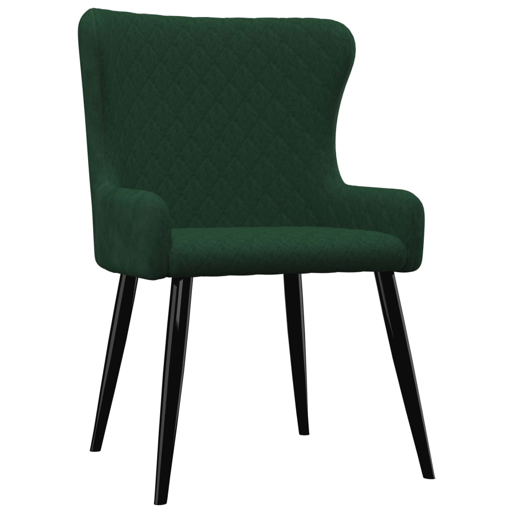 Dining Chairs 2 pcs Green Velvet