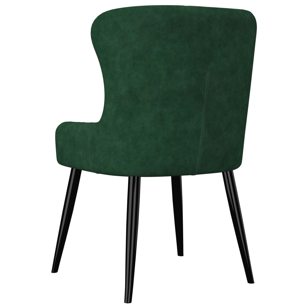 Dining Chairs 2 pcs Green Velvet