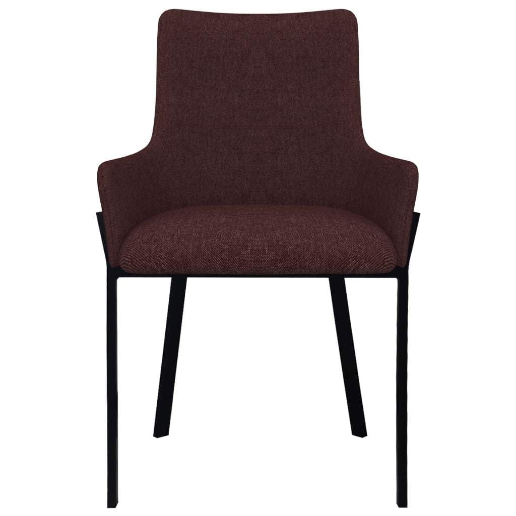 Dining Chairs 2 pcs Wine Fabric