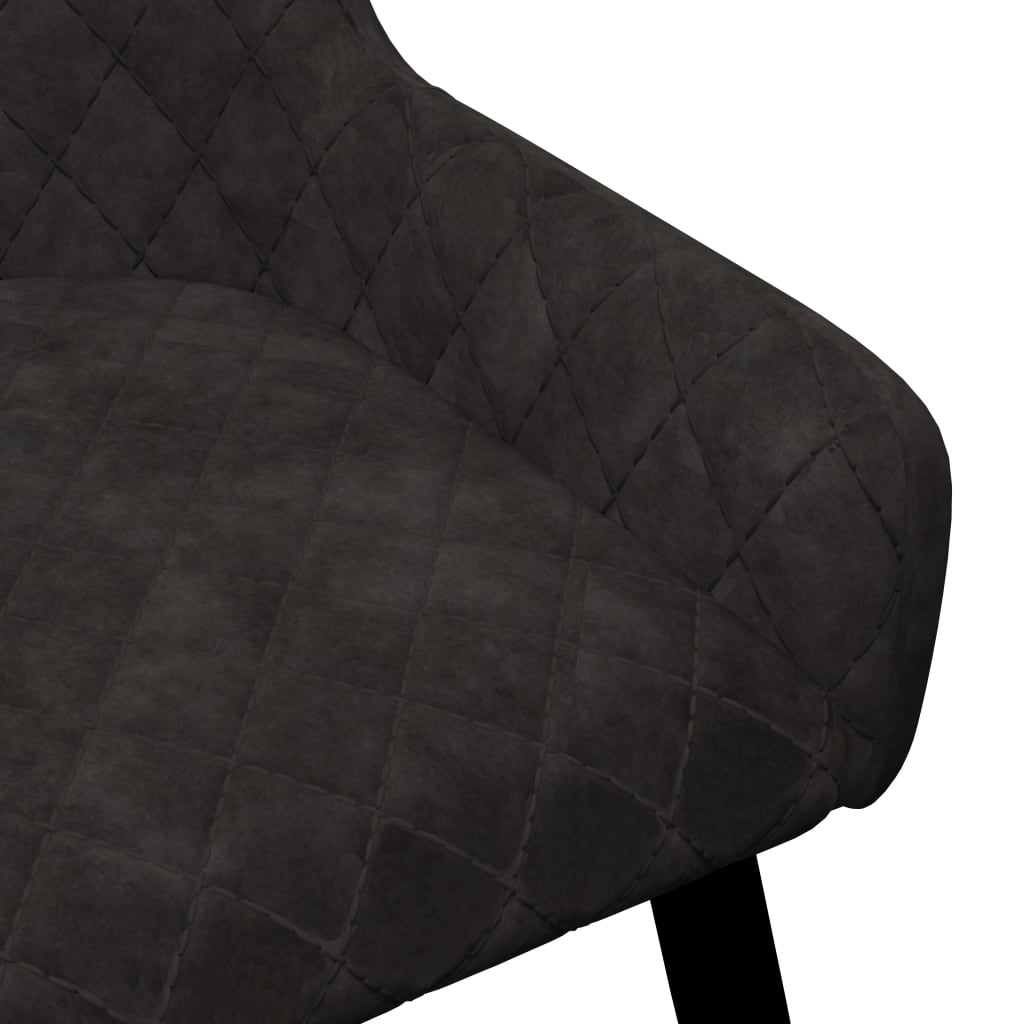 Dining Chairs 4 pcs Black Velvet