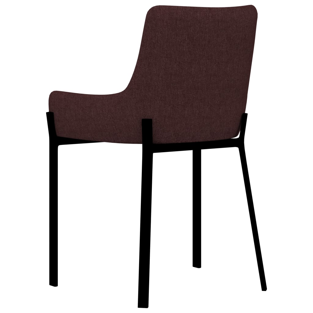 Dining Chairs 4 pcs Wine Fabric