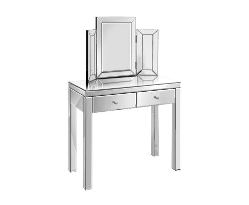 Dressing Table Set With Mirror Mirrored Furniture Dresser