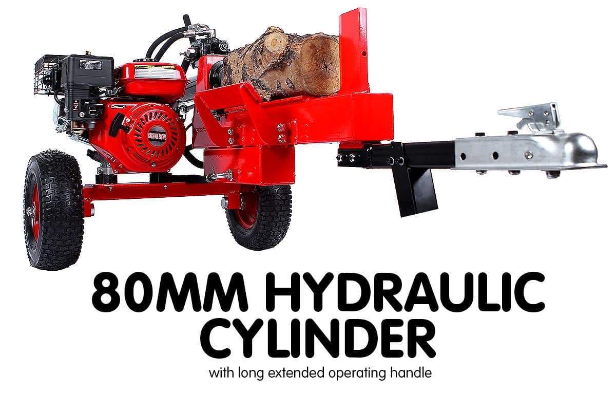 Ducar Petrol Log Splitter Wood Cutter - 20Ton