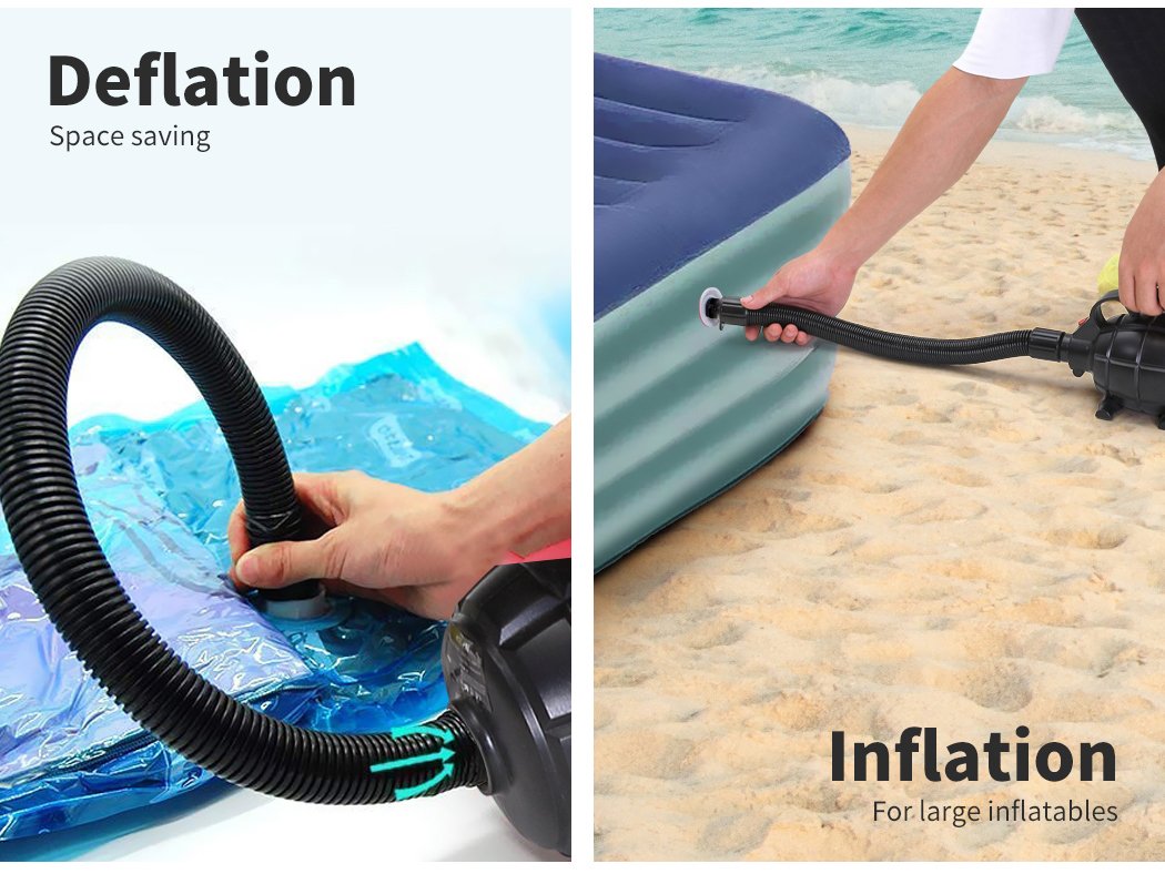 Health,Fitness &Spor Electric Air Pump Inflatable 240V Air Mattress Camping Track Mat