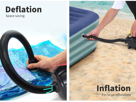 Electric Air Pump Inflatable 240V Air Mattress Camping Track Mat