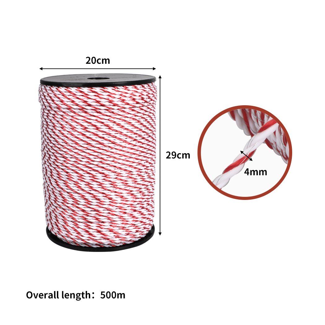 Tools & Accessories Electric Fence Wire Polywire 500M Roll Stainless Steel Temporary Fencing