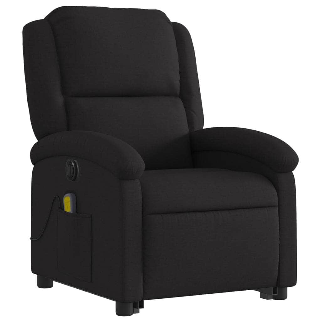 Electric Stand up Massage Recliner Chair Black