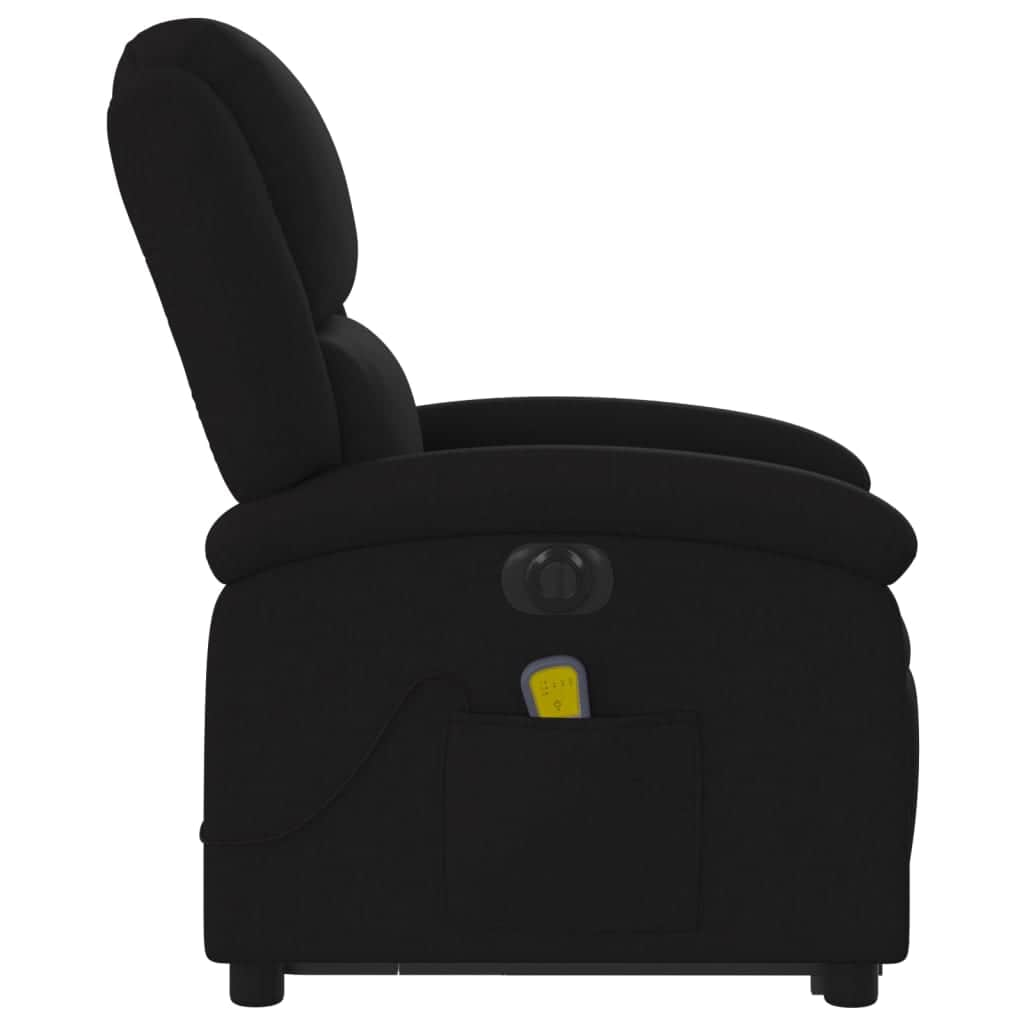 Electric Stand up Massage Recliner Chair Black