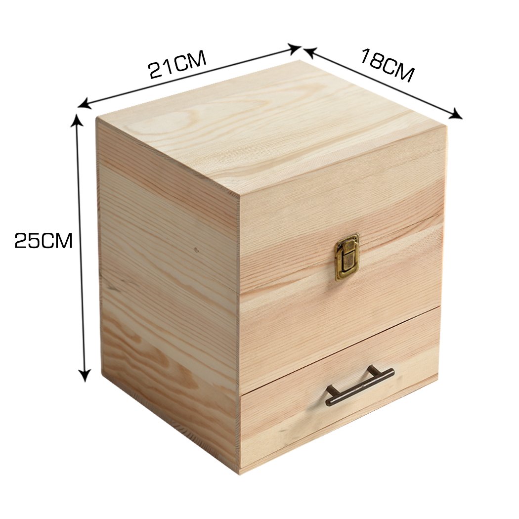 storage & packaging Essential Oil Storage Box Wooden 59 Slots