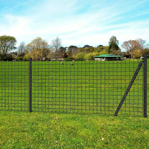 Euro Fence Steel 25x1.2 m Grey