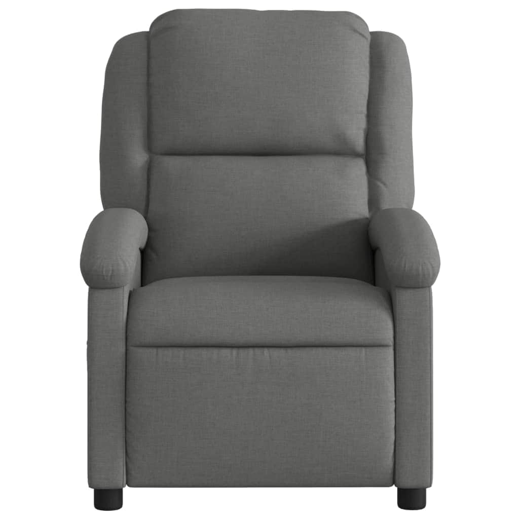 Fabric Electric Massage Recliner Chair Dark Grey