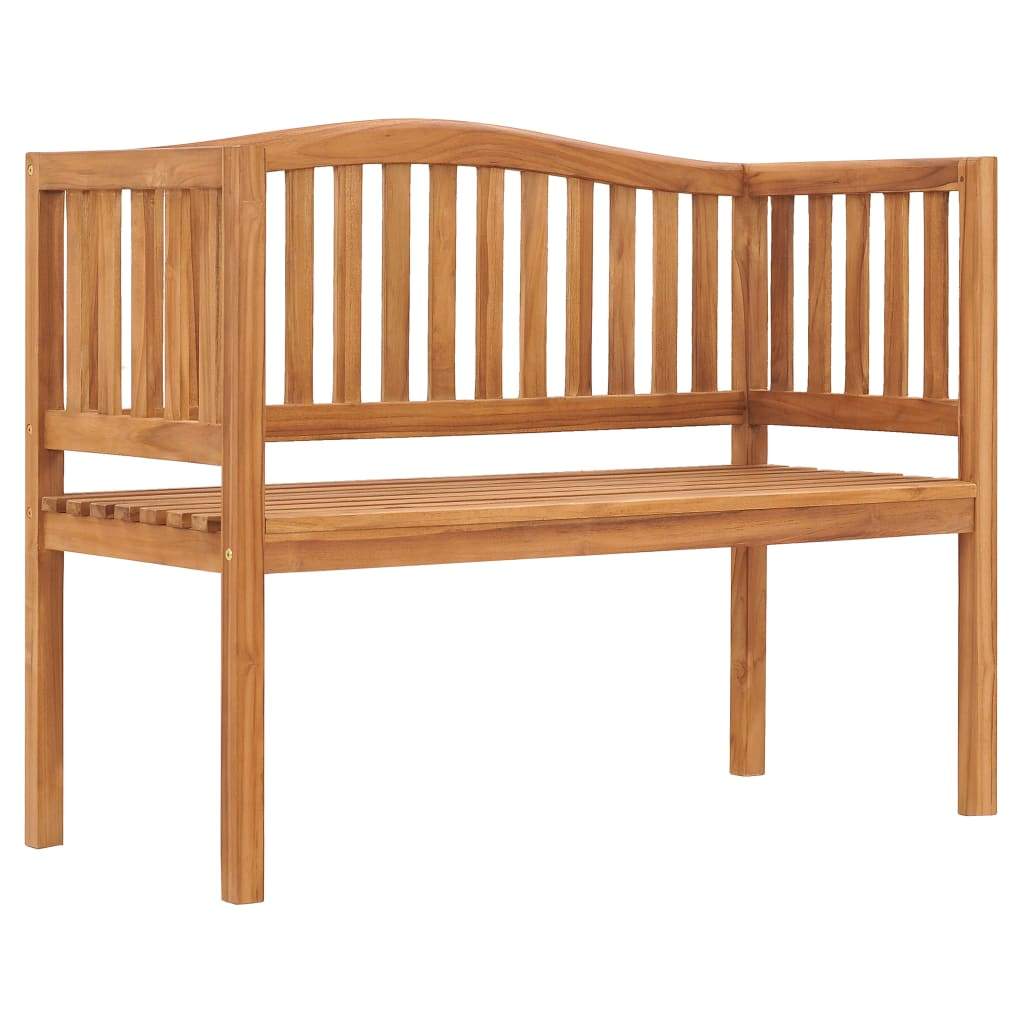 Garden Bench 120 cm Solid Teak Wood