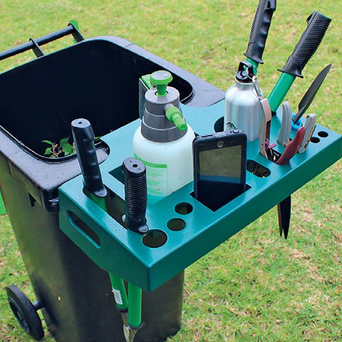 Garden Tool Wheelie Bin Caddy