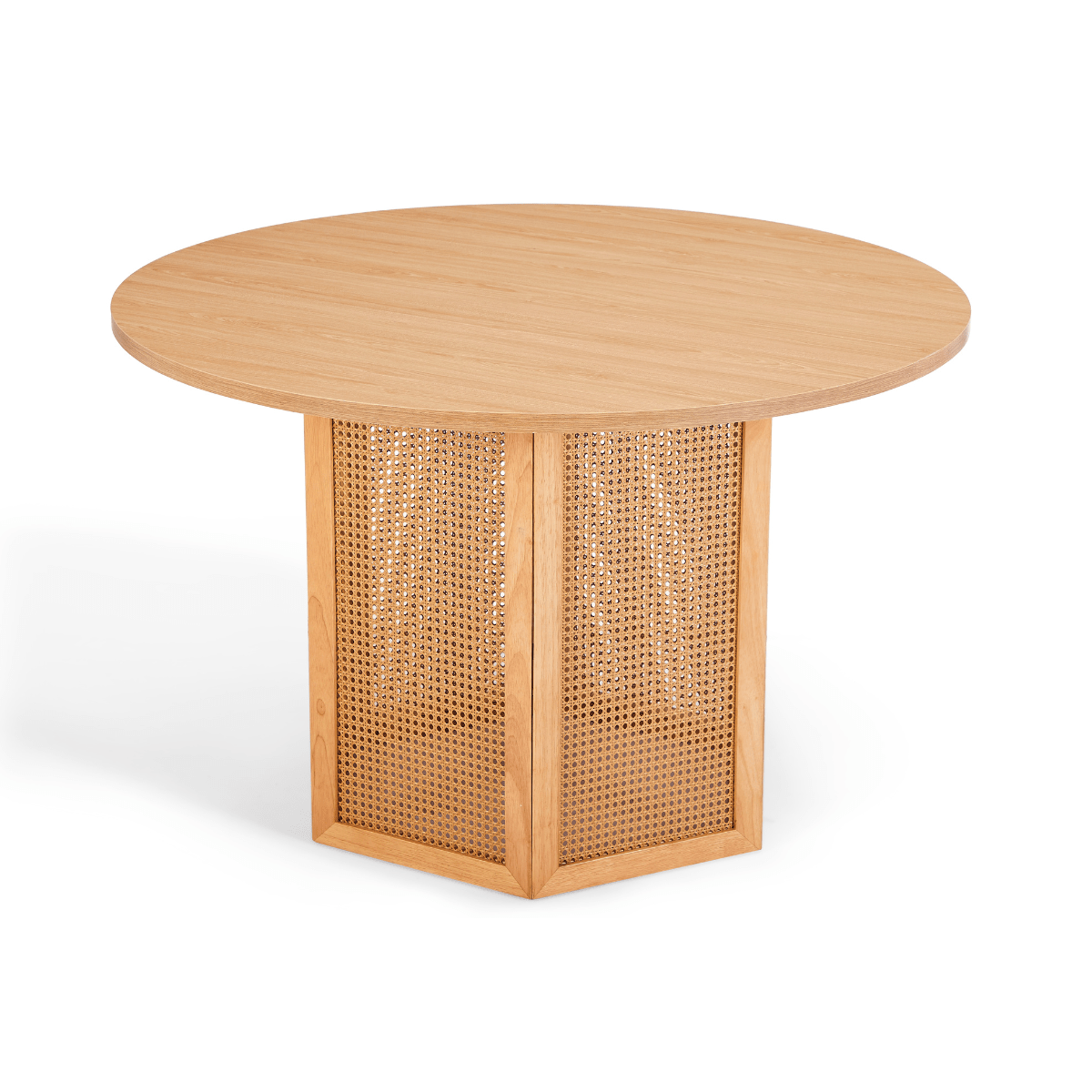 Hendrix 4 Seater Round Rattan Dining Table